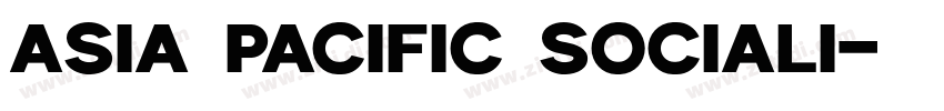 Asia Pacific sociali字体转换